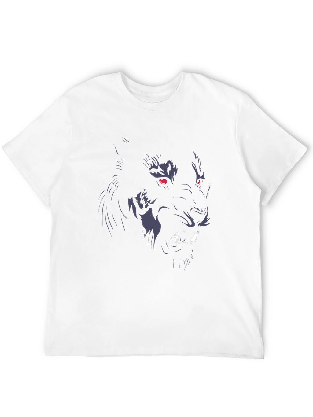 Black Wolf Graphic Tee - Mens Fashion T-Shirt