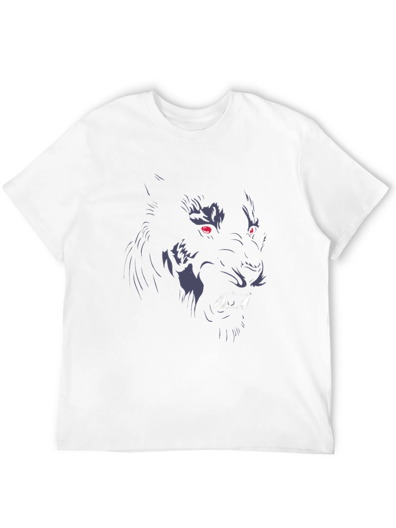 Black Wolf Graphic Tee - Mens Fashion T-Shirt