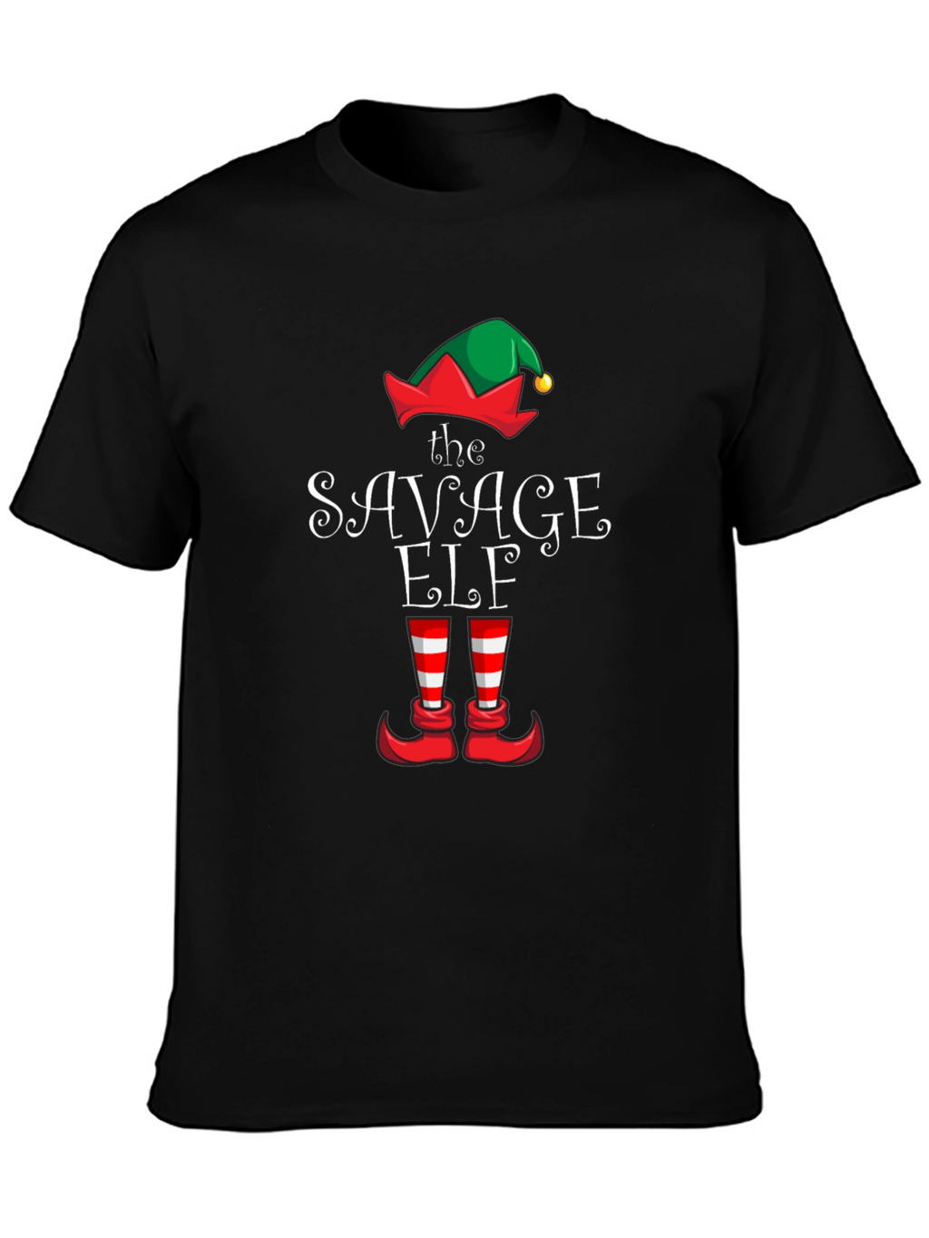 Savage Elf Christmas T-Shirt