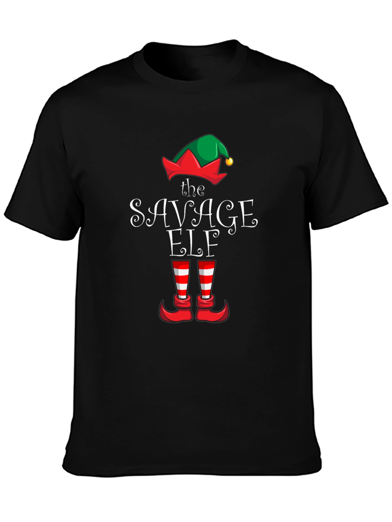 Savage Elf Christmas T-Shirt