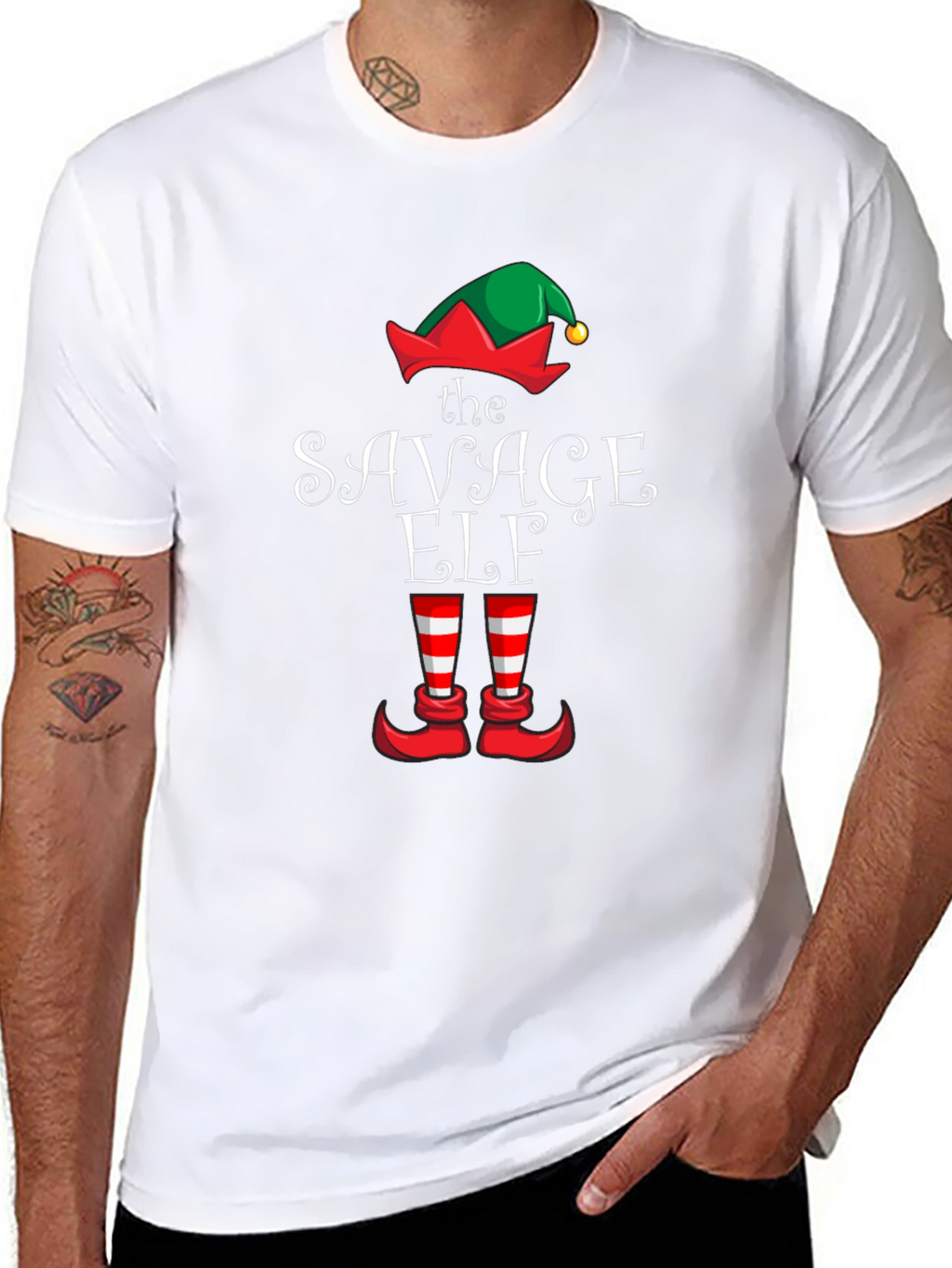 Savage Elf Christmas T-Shirt