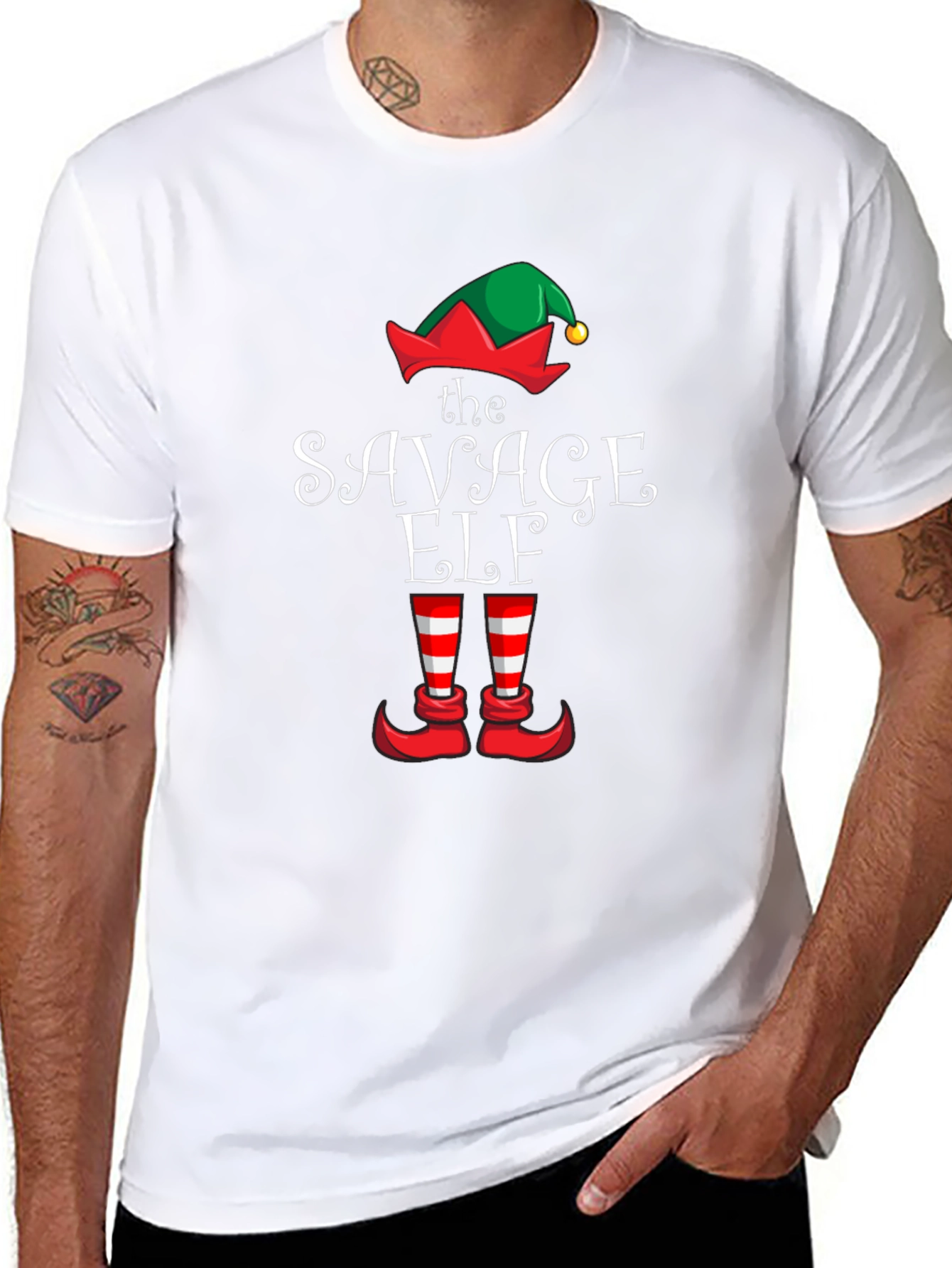 Savage Elf Christmas T-Shirt