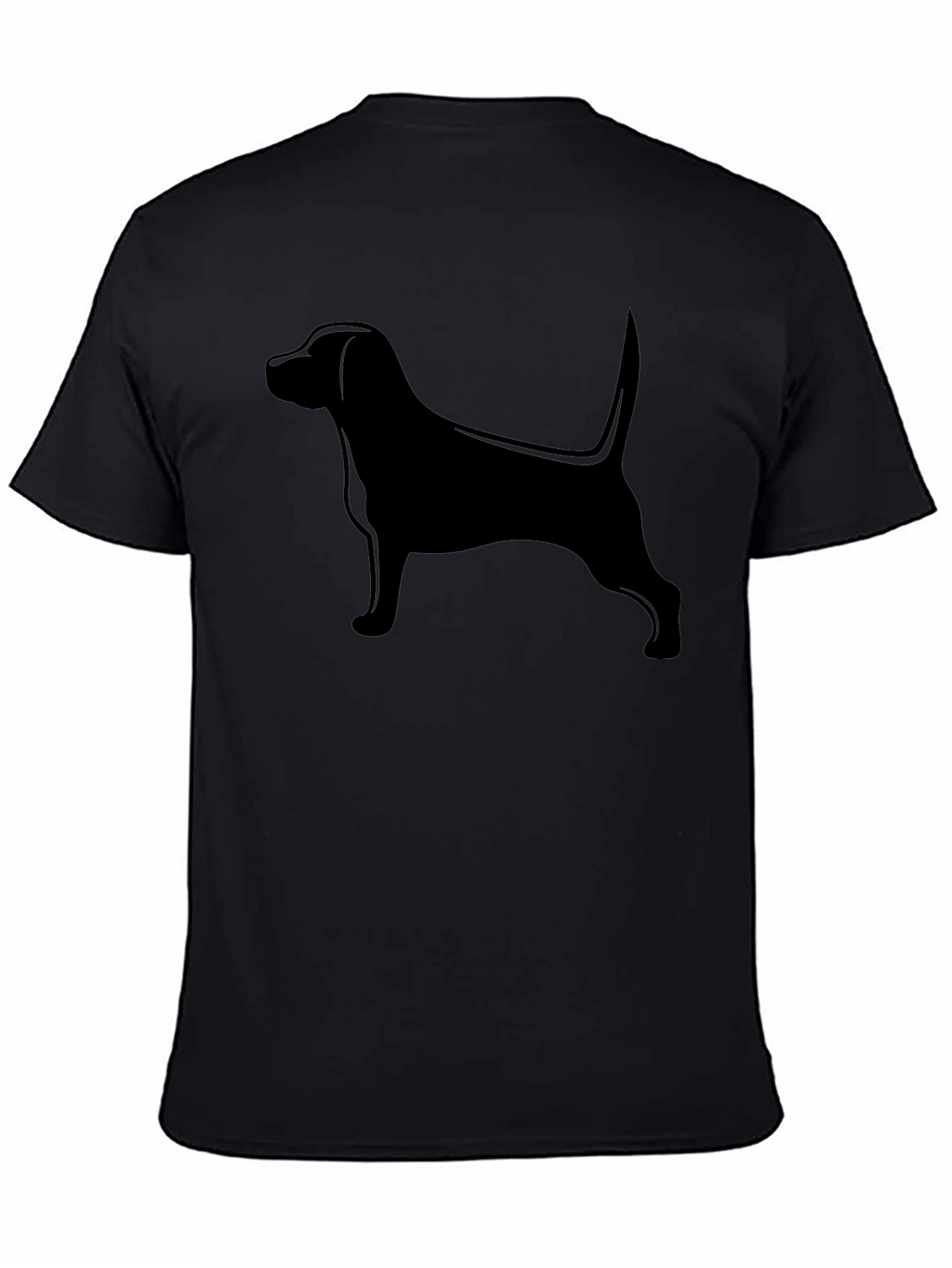 Black Dog Silhouette T-Shirt - Unisex