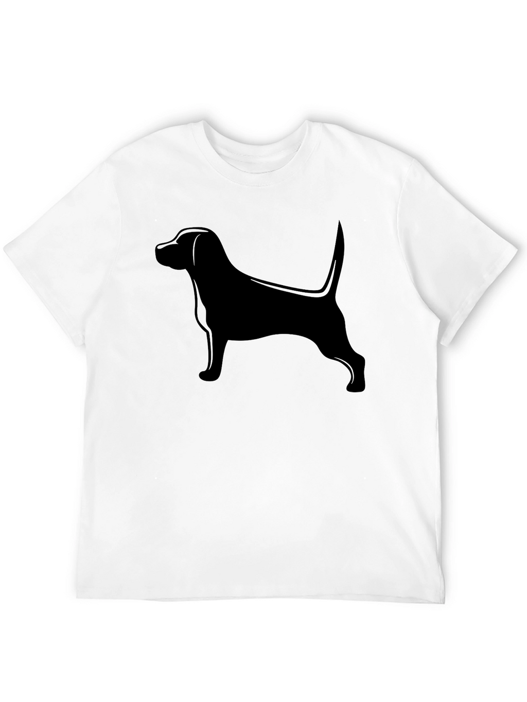 Black Dog Silhouette T-Shirt - Unisex