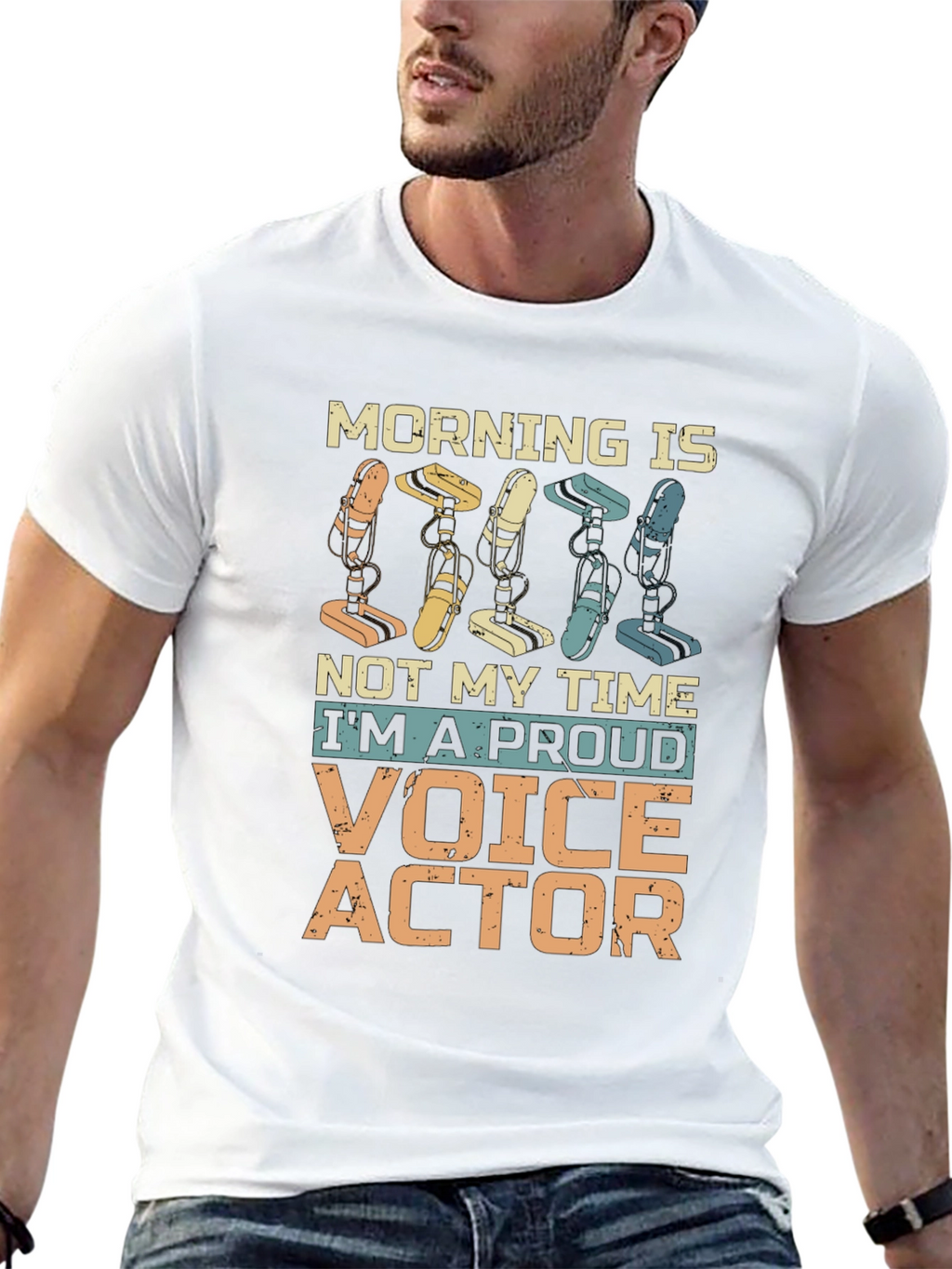 Proud Voice Actor Graphic T-Shirt