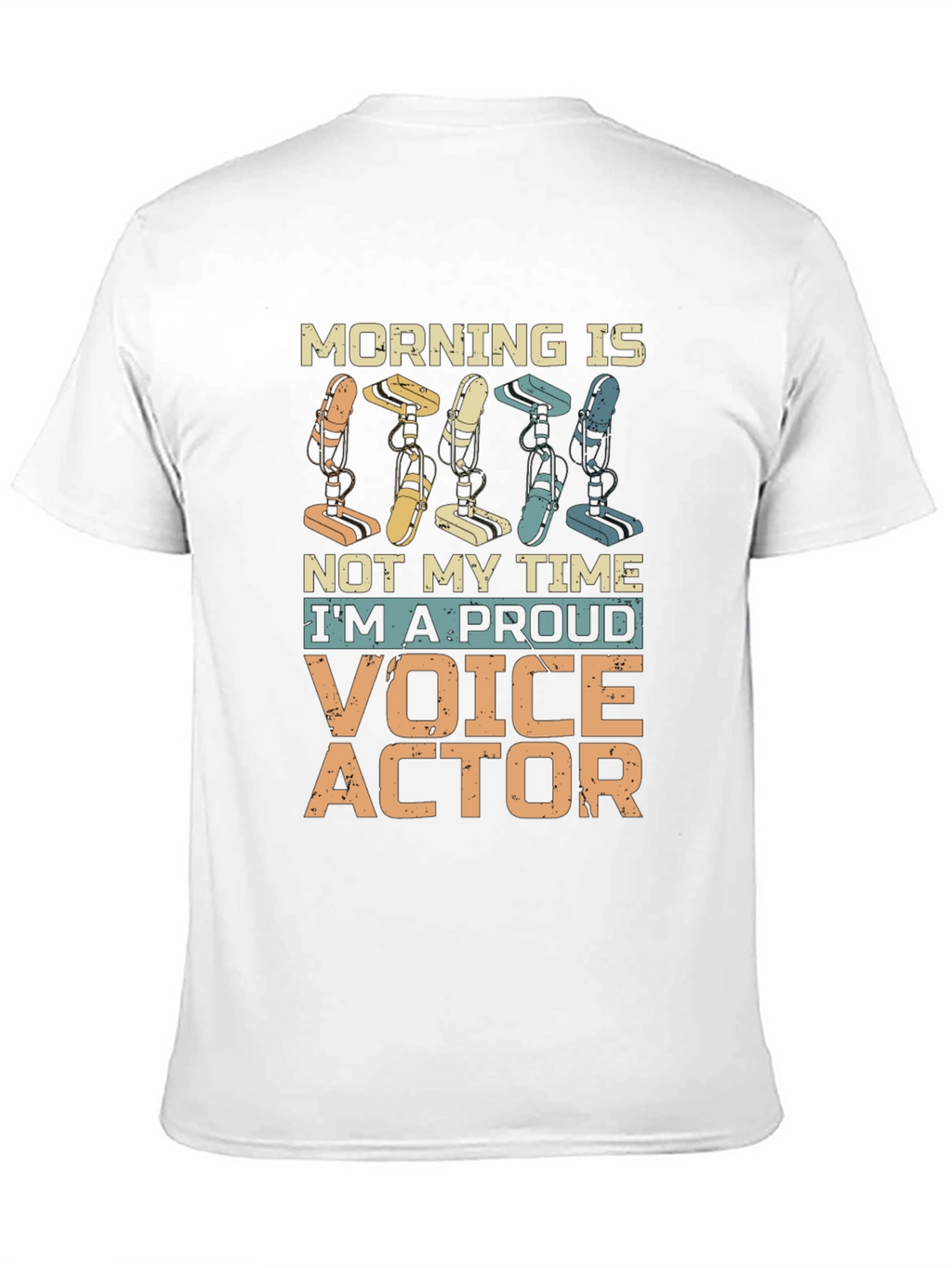 Proud Voice Actor Graphic T-Shirt