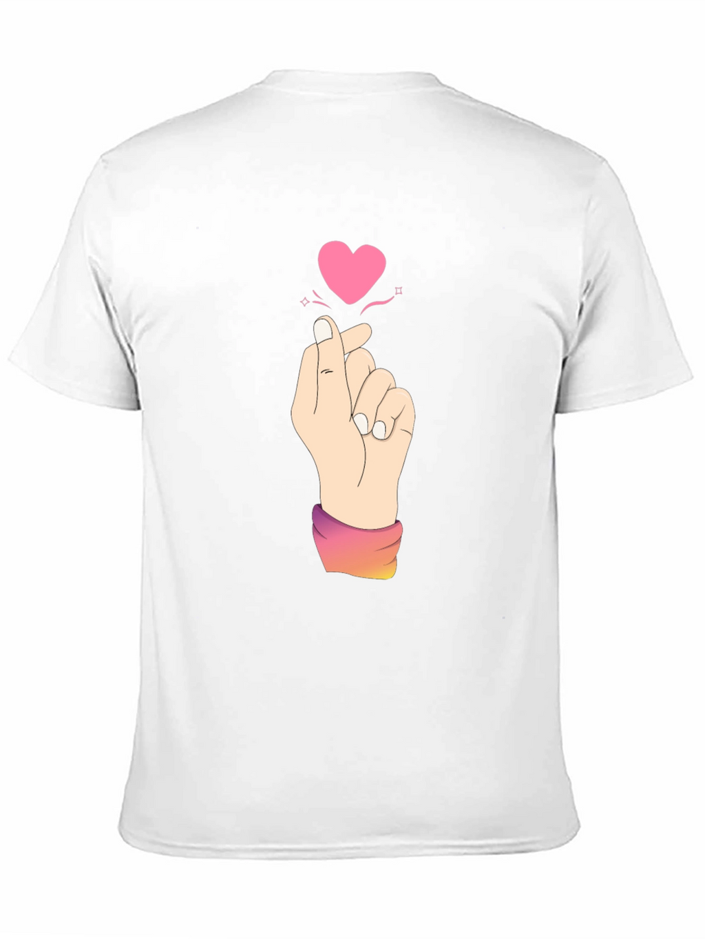 Finger Heart T-Shirt - Kpop Love Sign