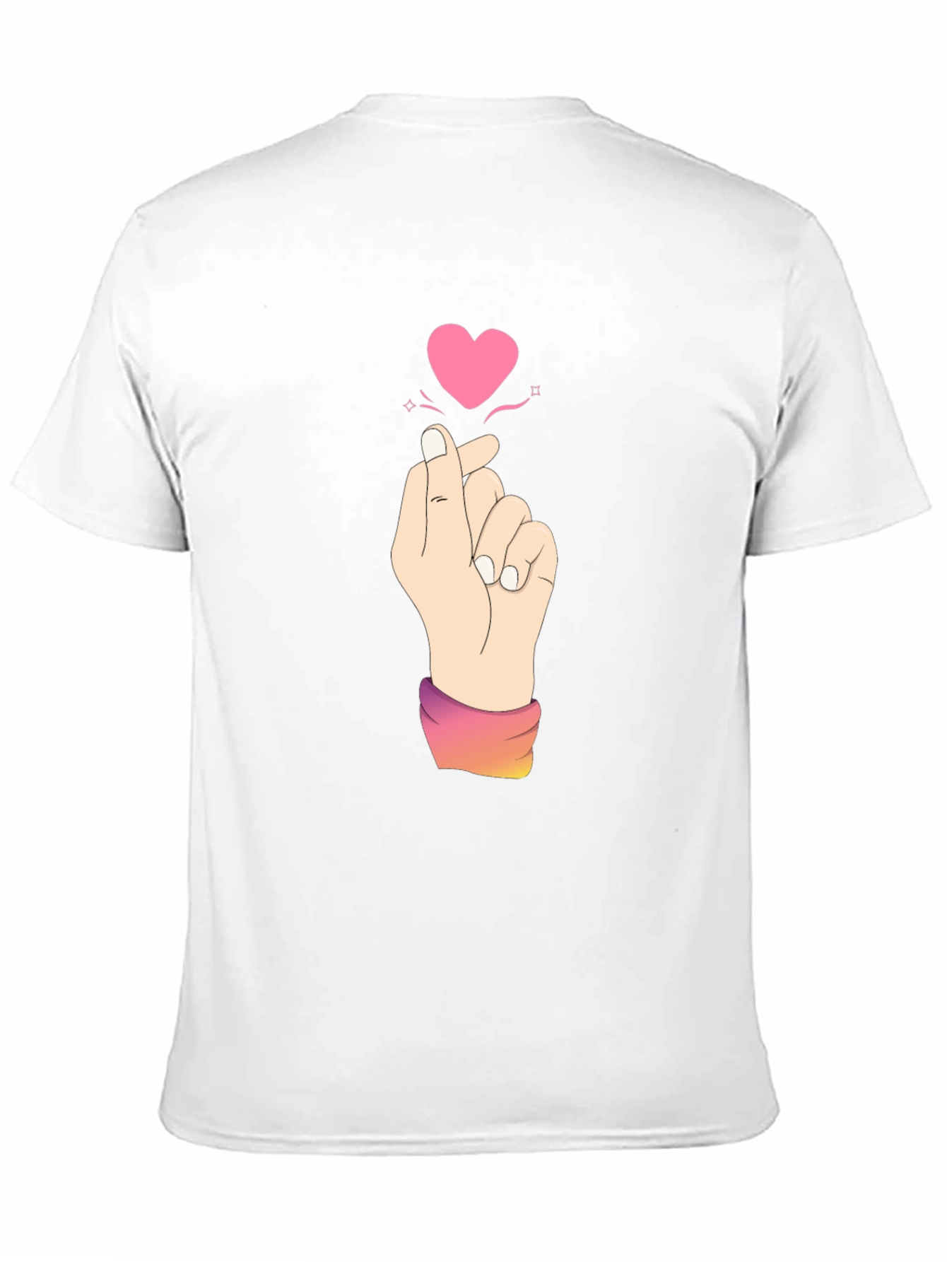 Finger Heart T-Shirt - Kpop Love Sign