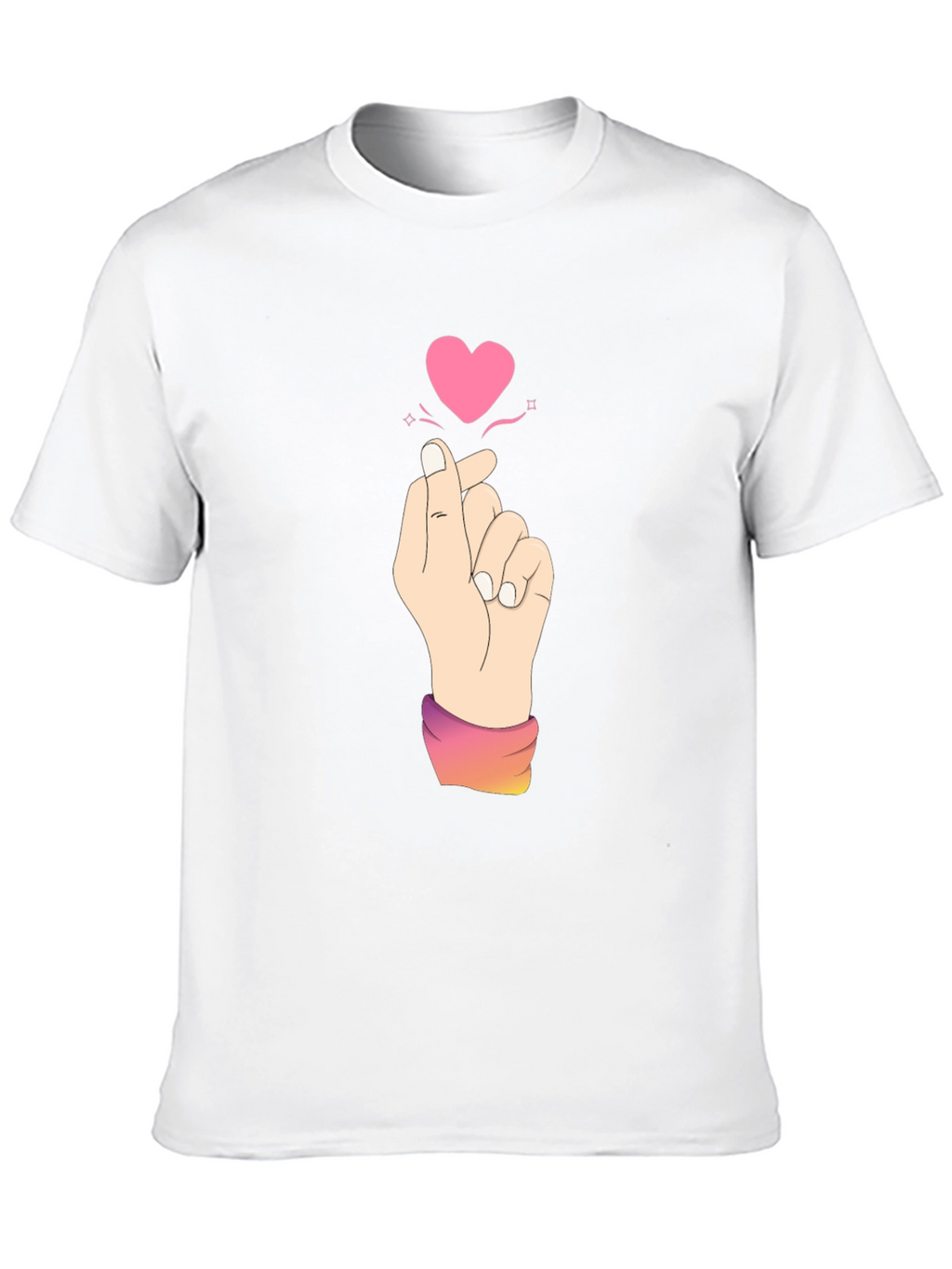 Finger Heart T-Shirt - Kpop Love Sign