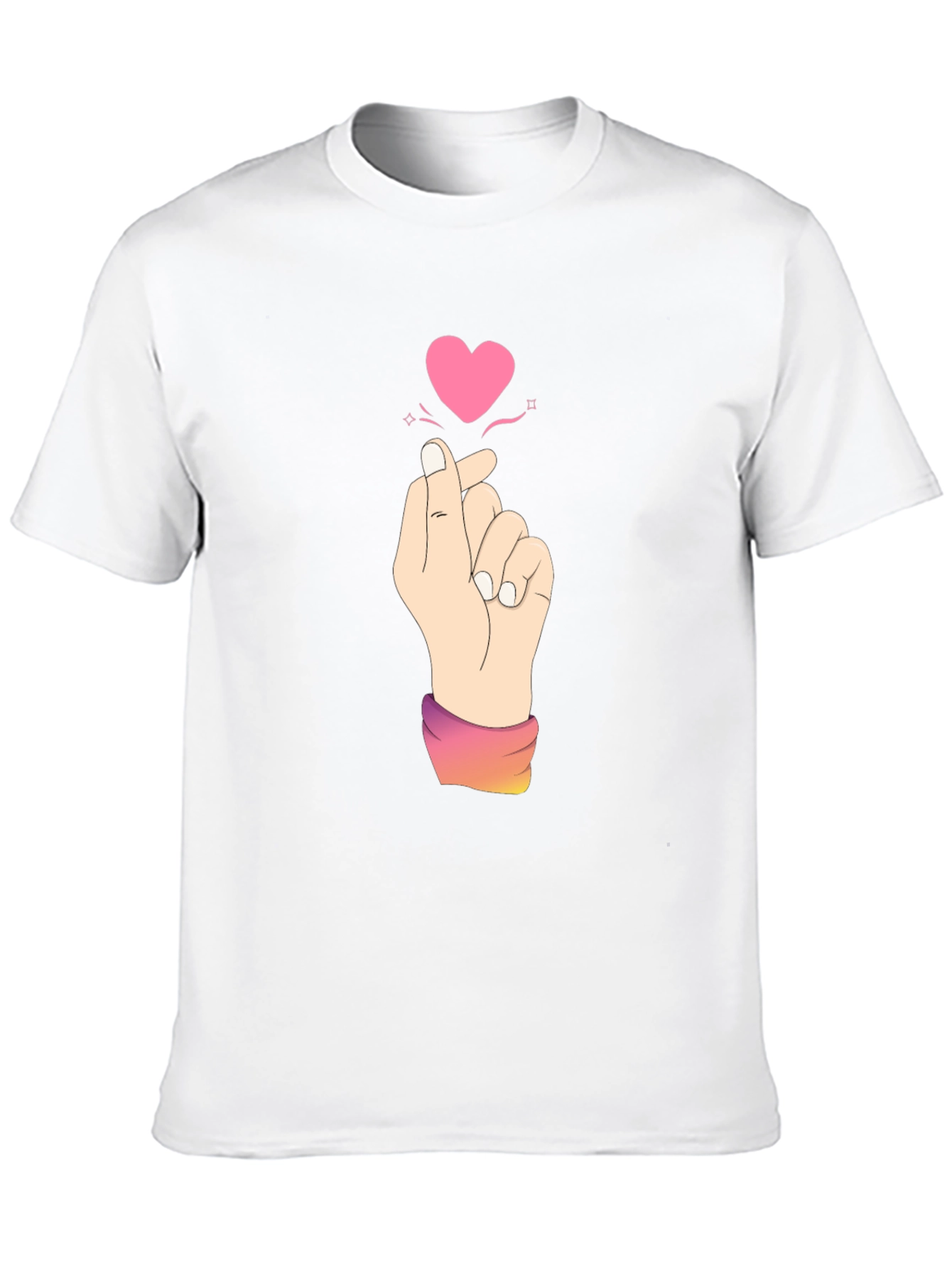Finger Heart T-Shirt - Kpop Love Sign