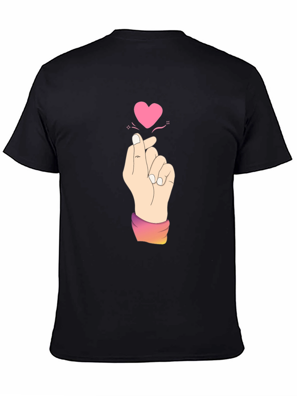 Finger Heart T-Shirt - Kpop Love Sign
