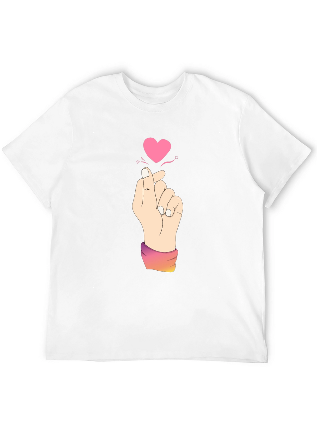 Finger Heart T-Shirt - Kpop Love Sign