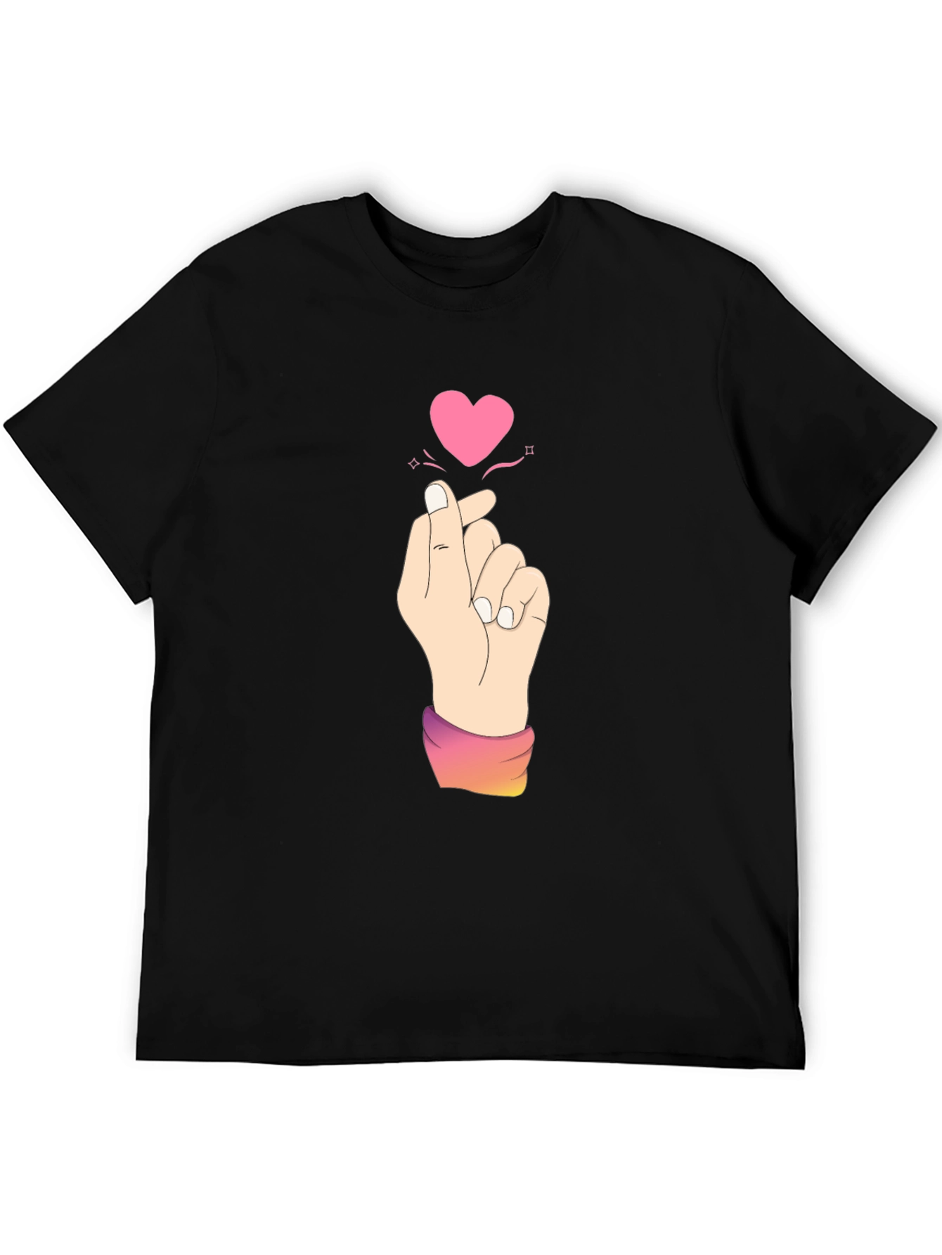 Finger Heart T-Shirt - Kpop Love Sign