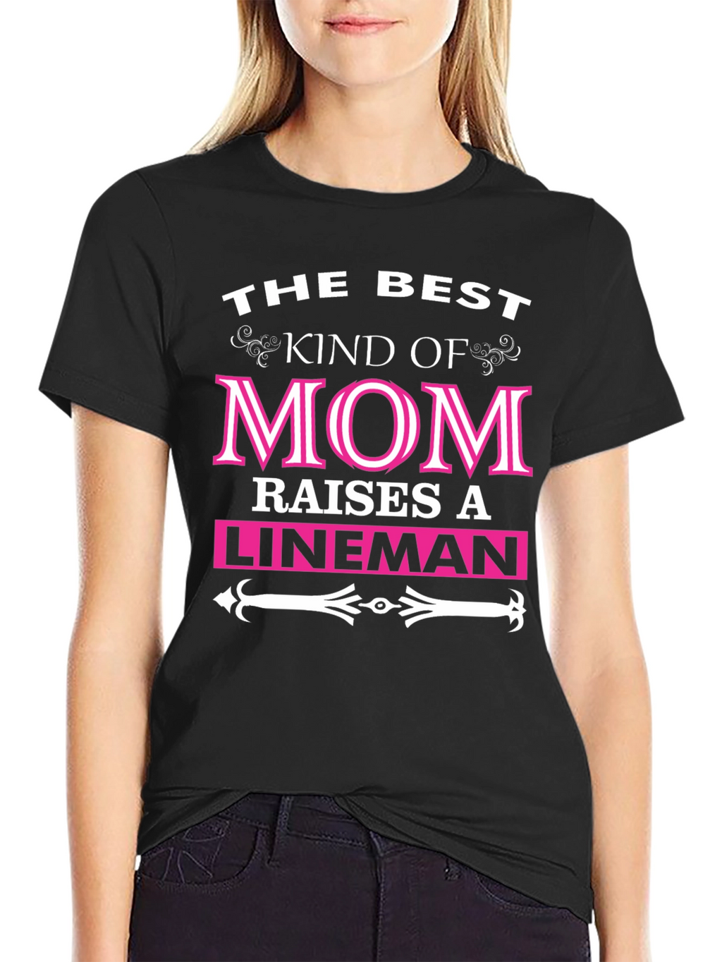 Best Kind of Mom Lineman T-Shirt