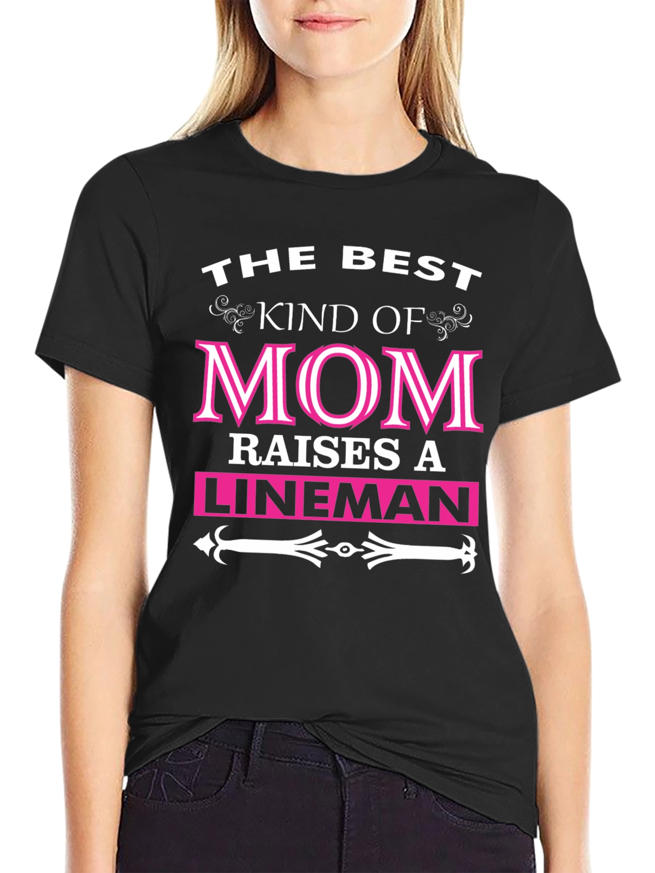 Best Kind of Mom Lineman T-Shirt