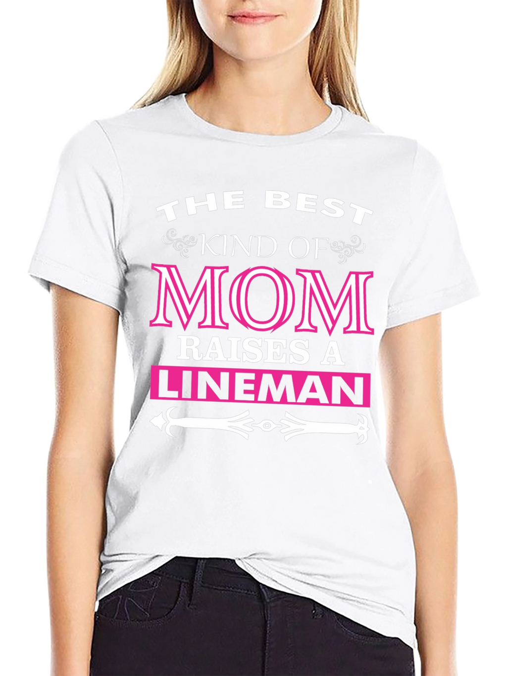 Best Kind of Mom Lineman T-Shirt