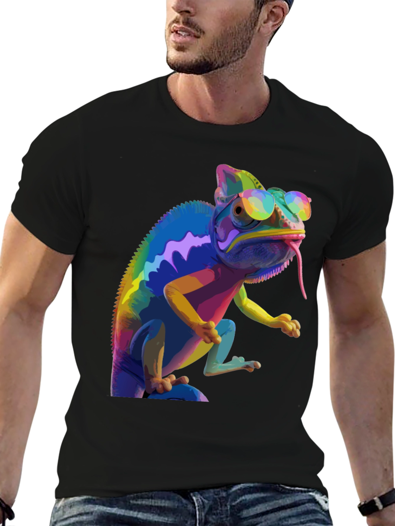 Rainbow Chameleon T-Shirt