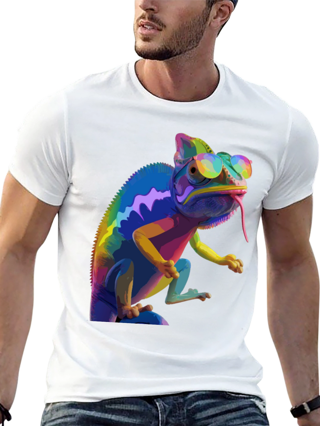 Rainbow Chameleon T-Shirt