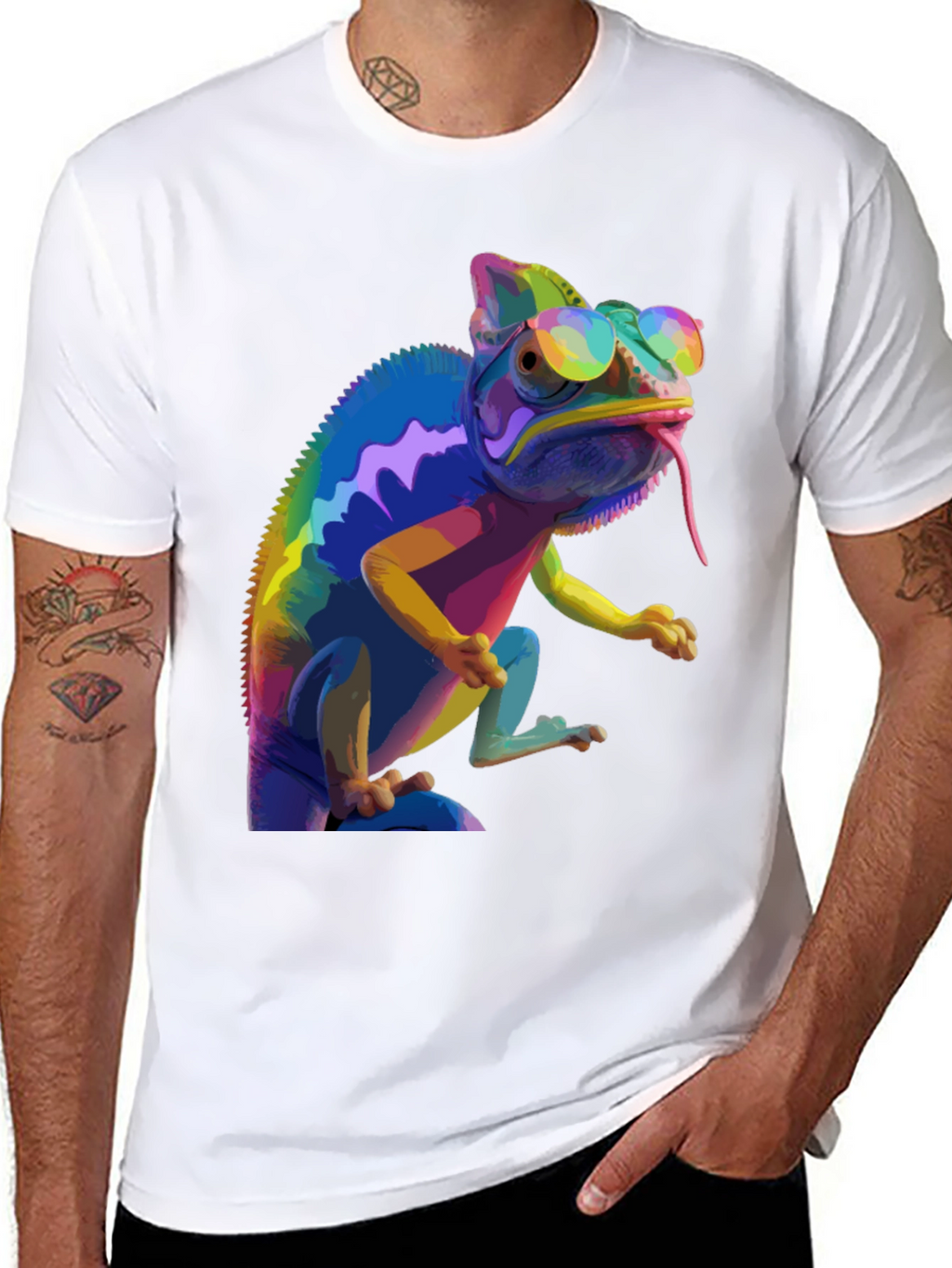 Rainbow Chameleon T-Shirt
