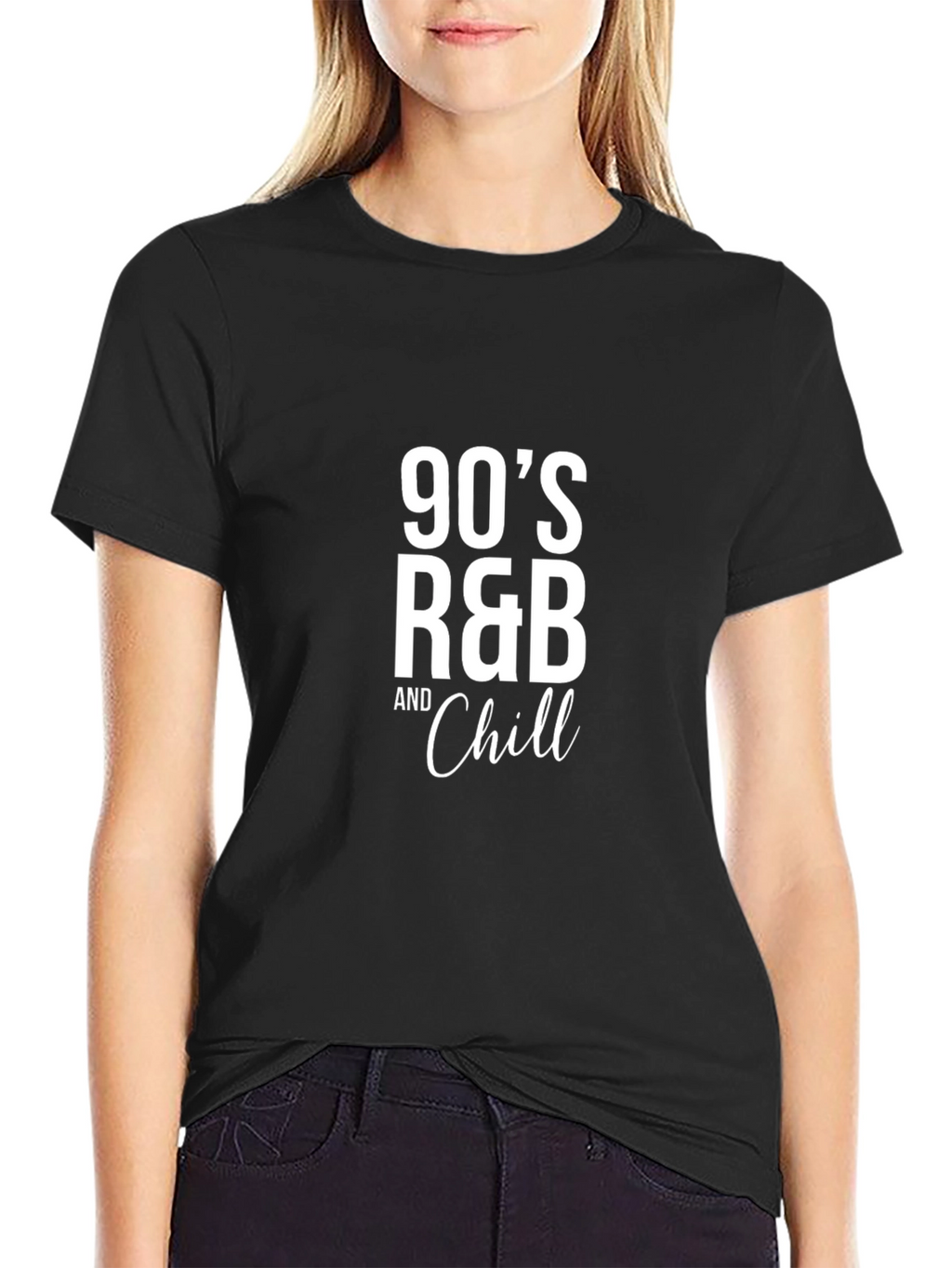 90s R&B and Chill Black T-Shirt