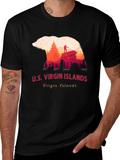 U.S. Virgin Islands Bear Silhouette T-Shirt