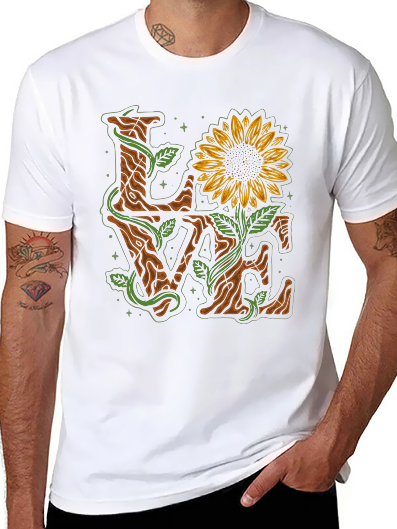 Sunflower LOVE Graphic Tee