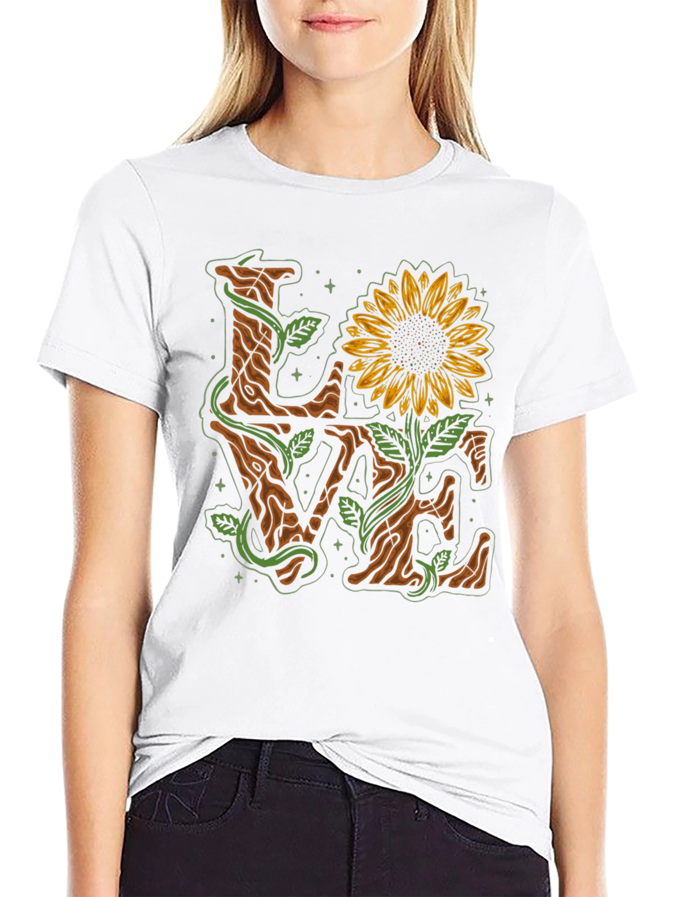 Sunflower LOVE Graphic Tee