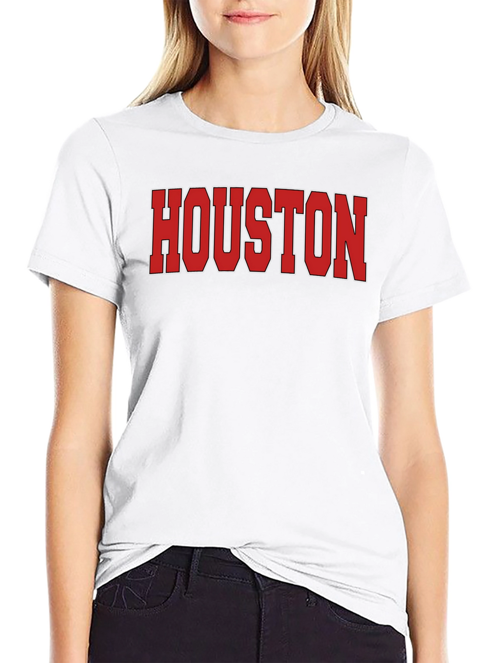 Houston Graphic Print Crew Neck T-Shirt