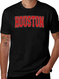 Houston Graphic Print Crew Neck T-Shirt