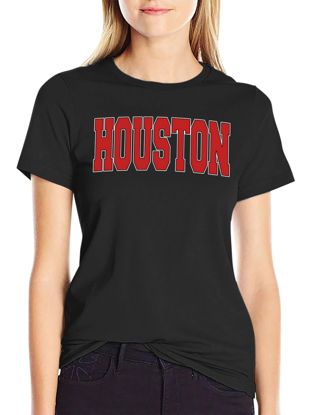 Houston Graphic Print Crew Neck T-Shirt