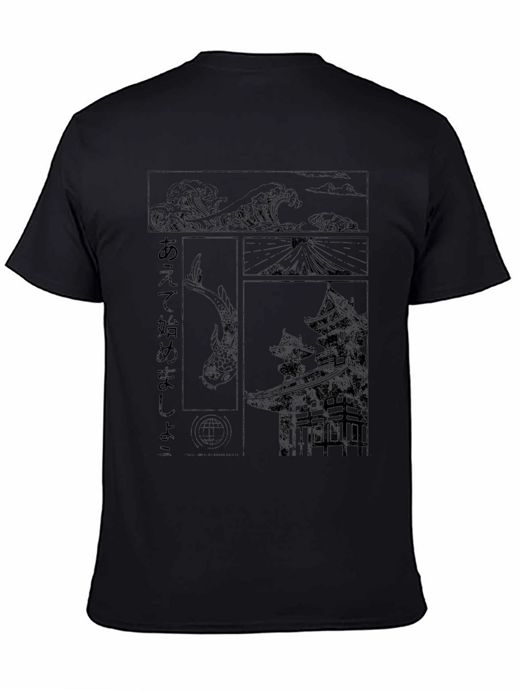Japanese Art Style Graphic T-Shirt