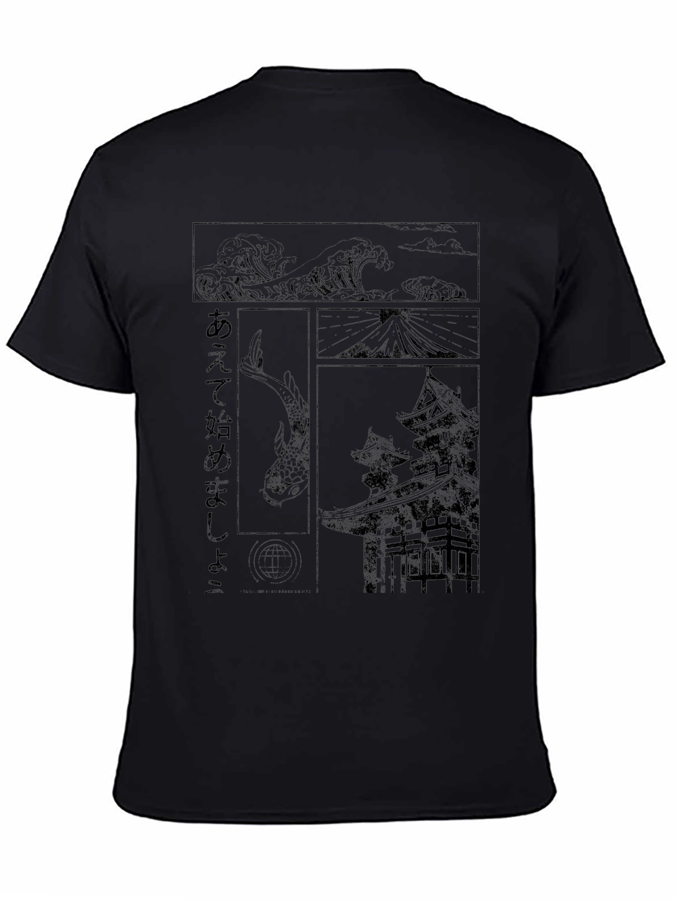 Japanese Art Style Graphic T-Shirt