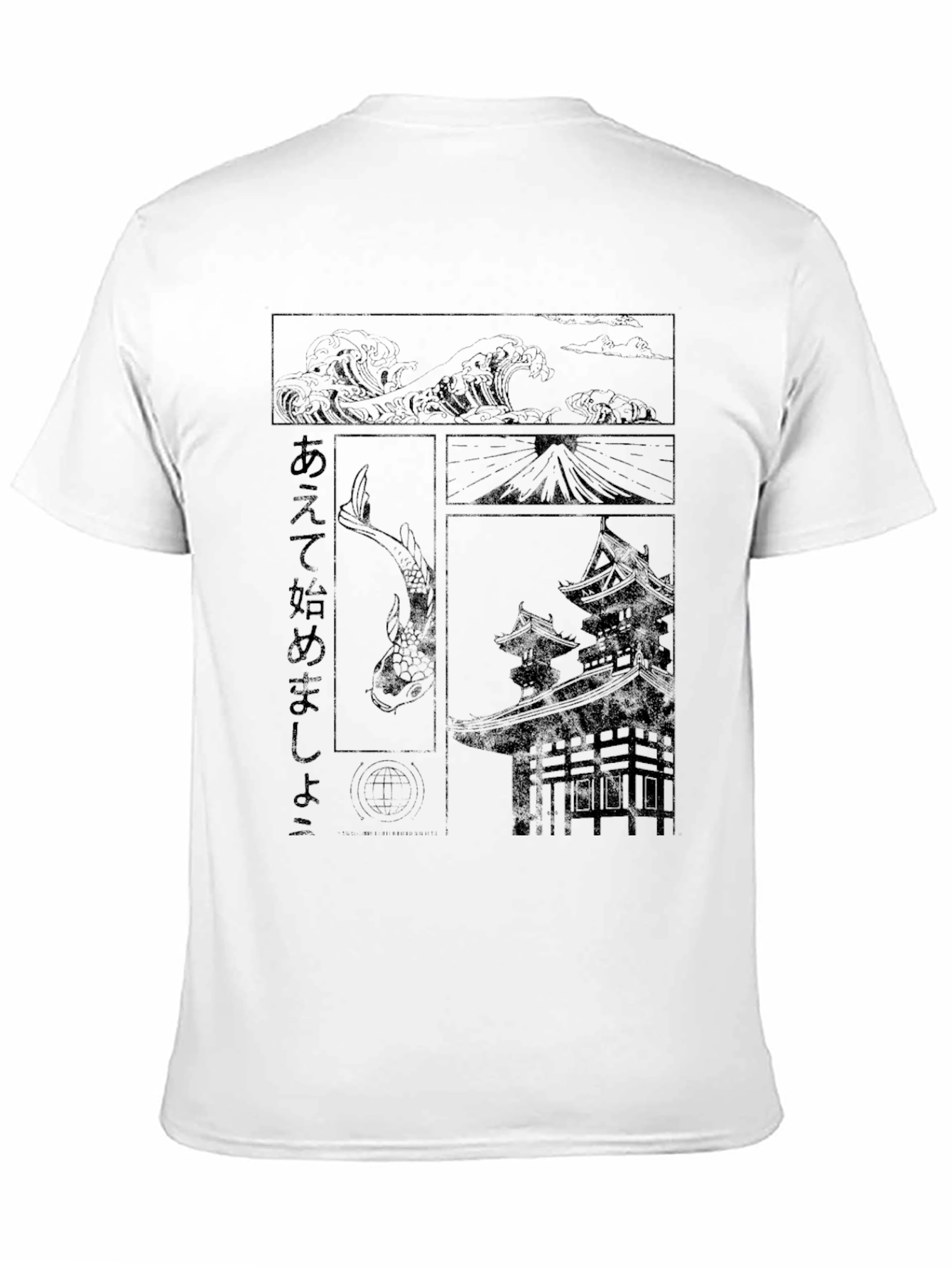 Japanese Art Style Graphic T-Shirt