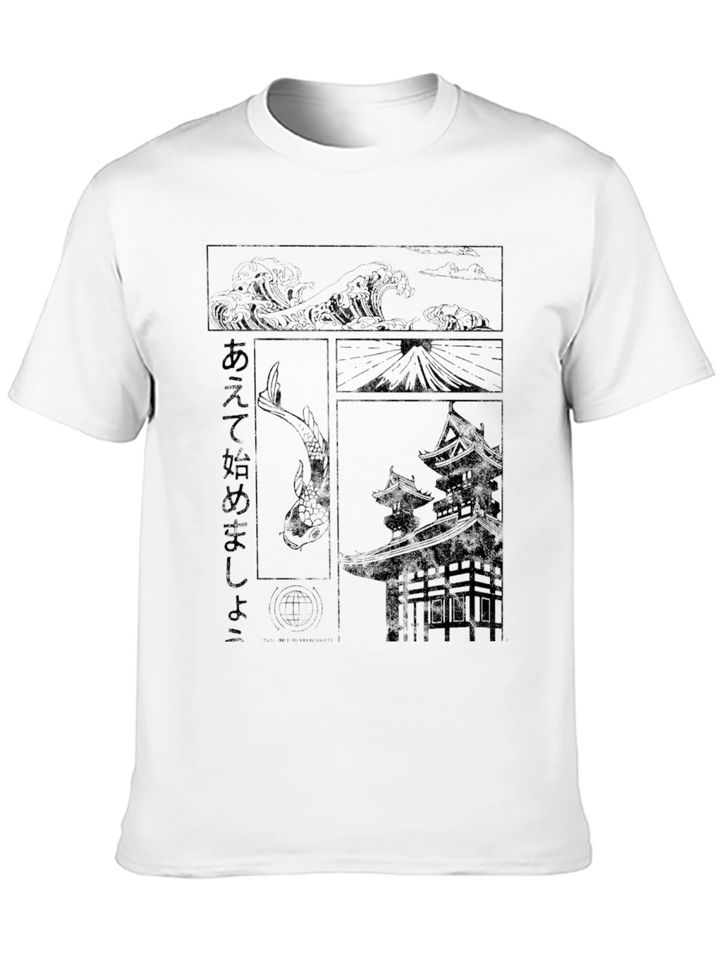 Japanese Art Style Graphic T-Shirt