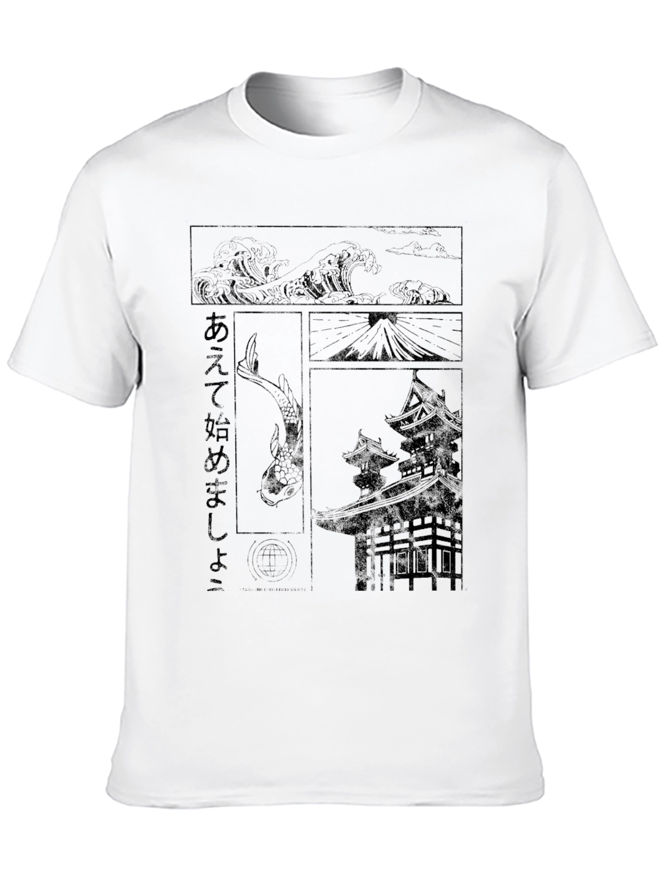 Japanese Art Style Graphic T-Shirt