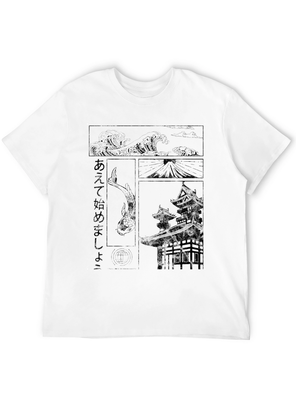 Japanese Art Style Graphic T-Shirt