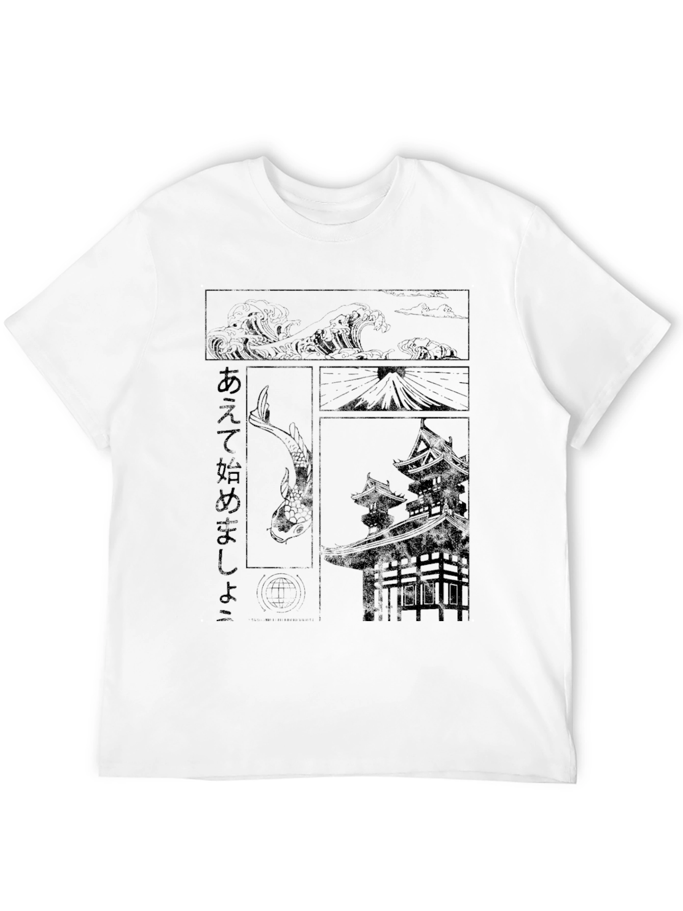 Japanese Art Style Graphic T-Shirt