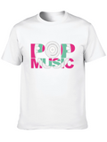 Pop Music Graphic Tee - Stylish Casual Wear