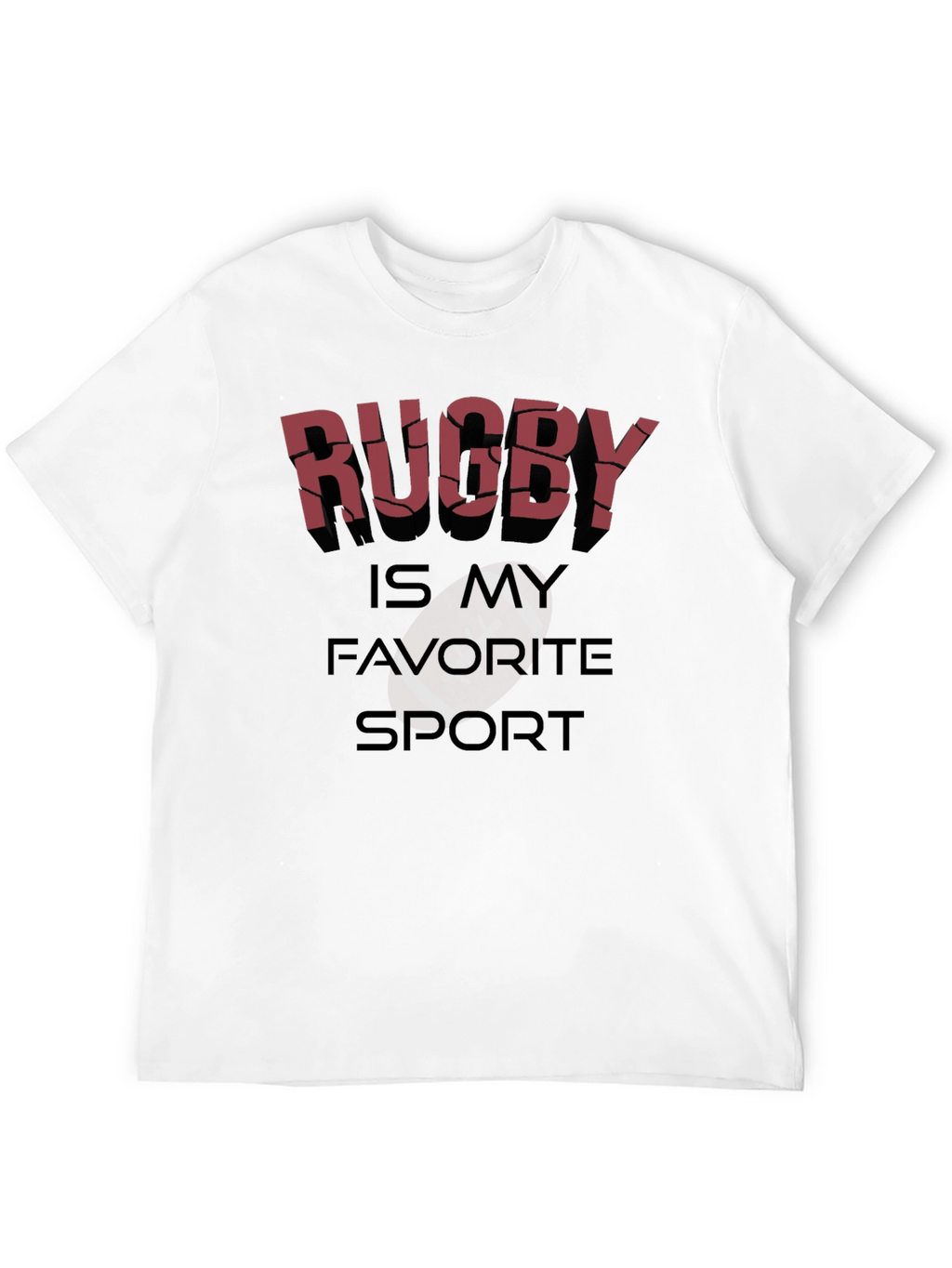 Rugby Is My Favorite Sport Graphic T-Shirt