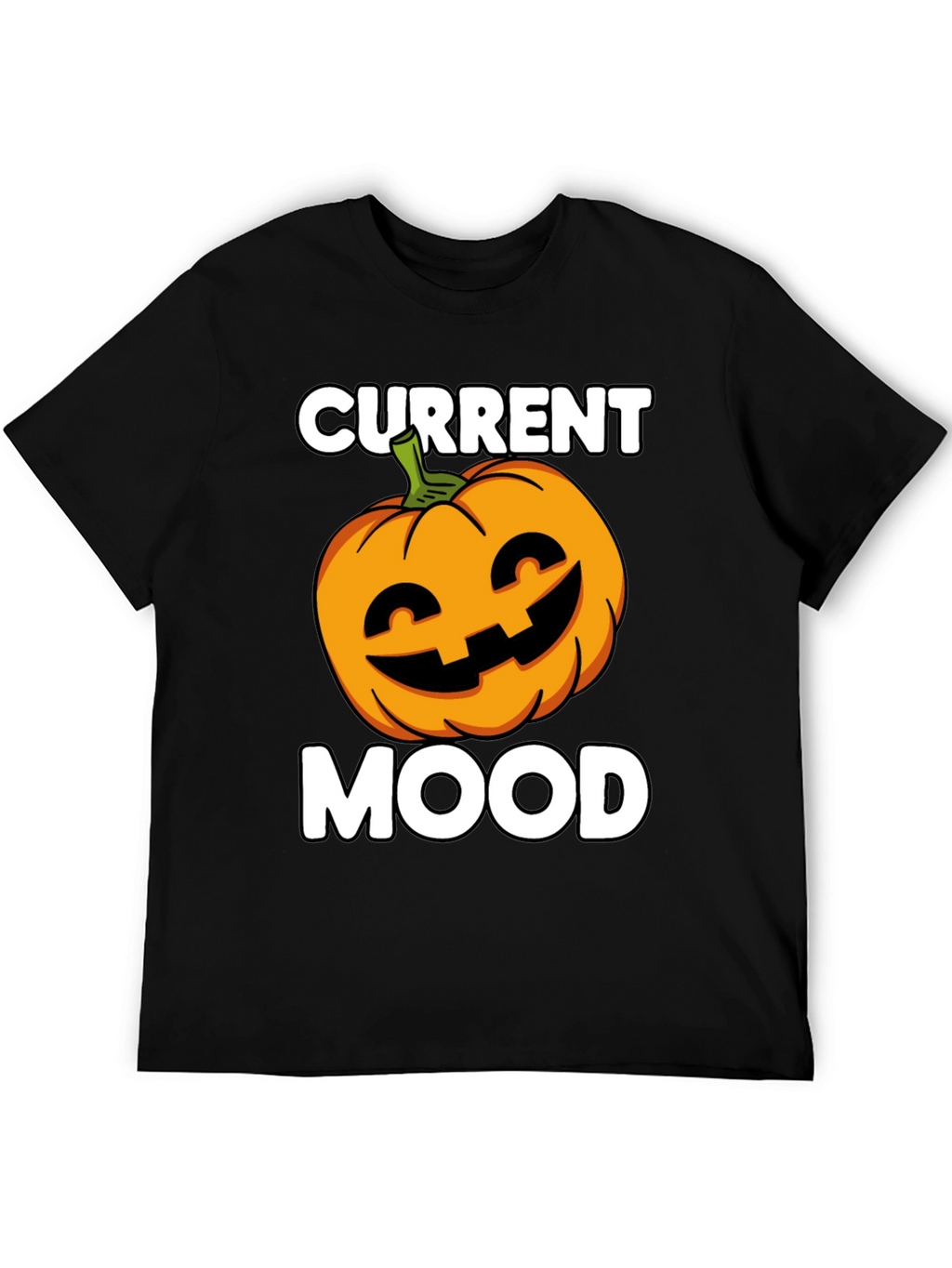 Current Mood Pumpkin Graphic T-Shirt - Halloween