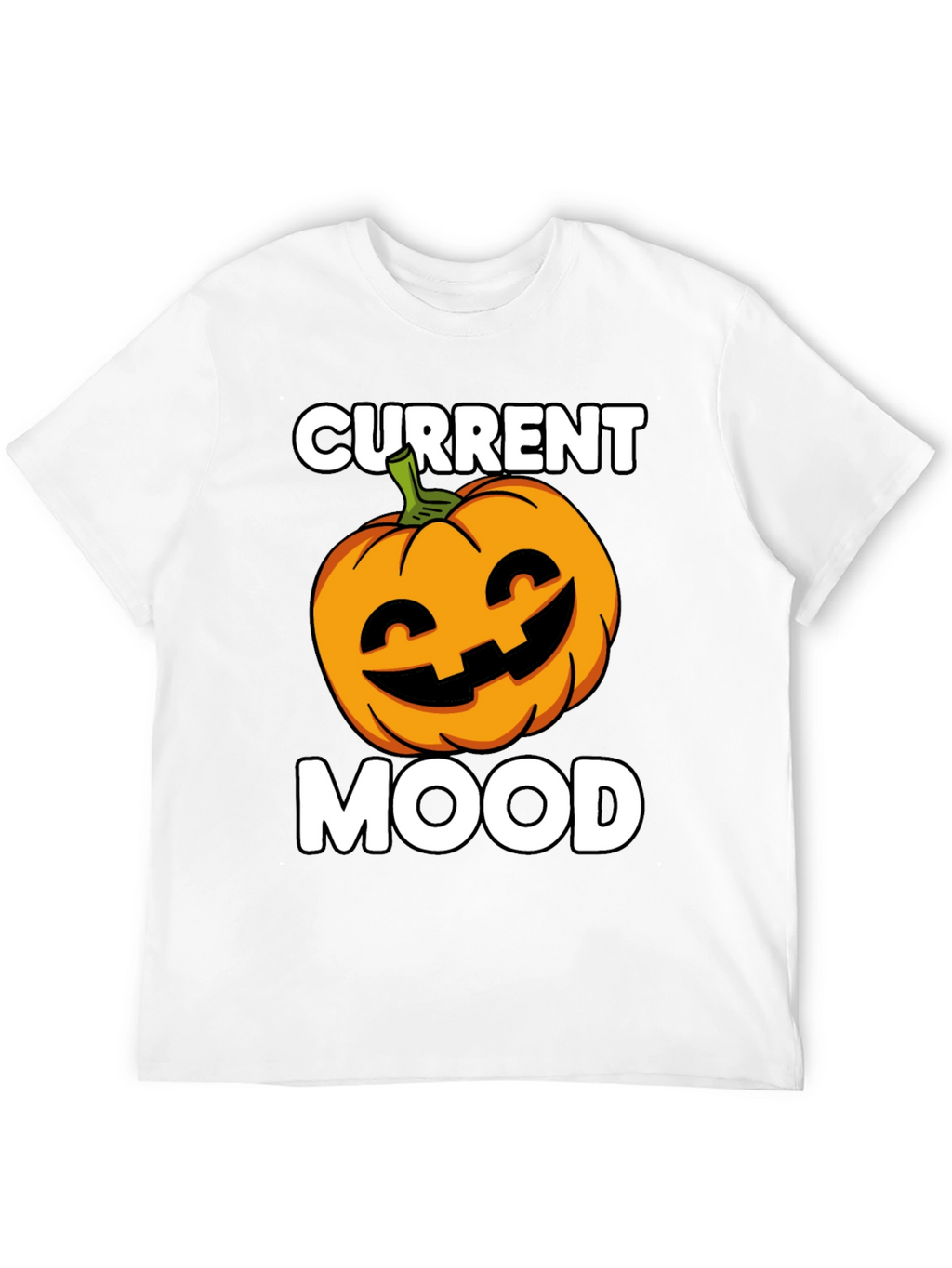 Current Mood Pumpkin Graphic T-Shirt - Halloween
