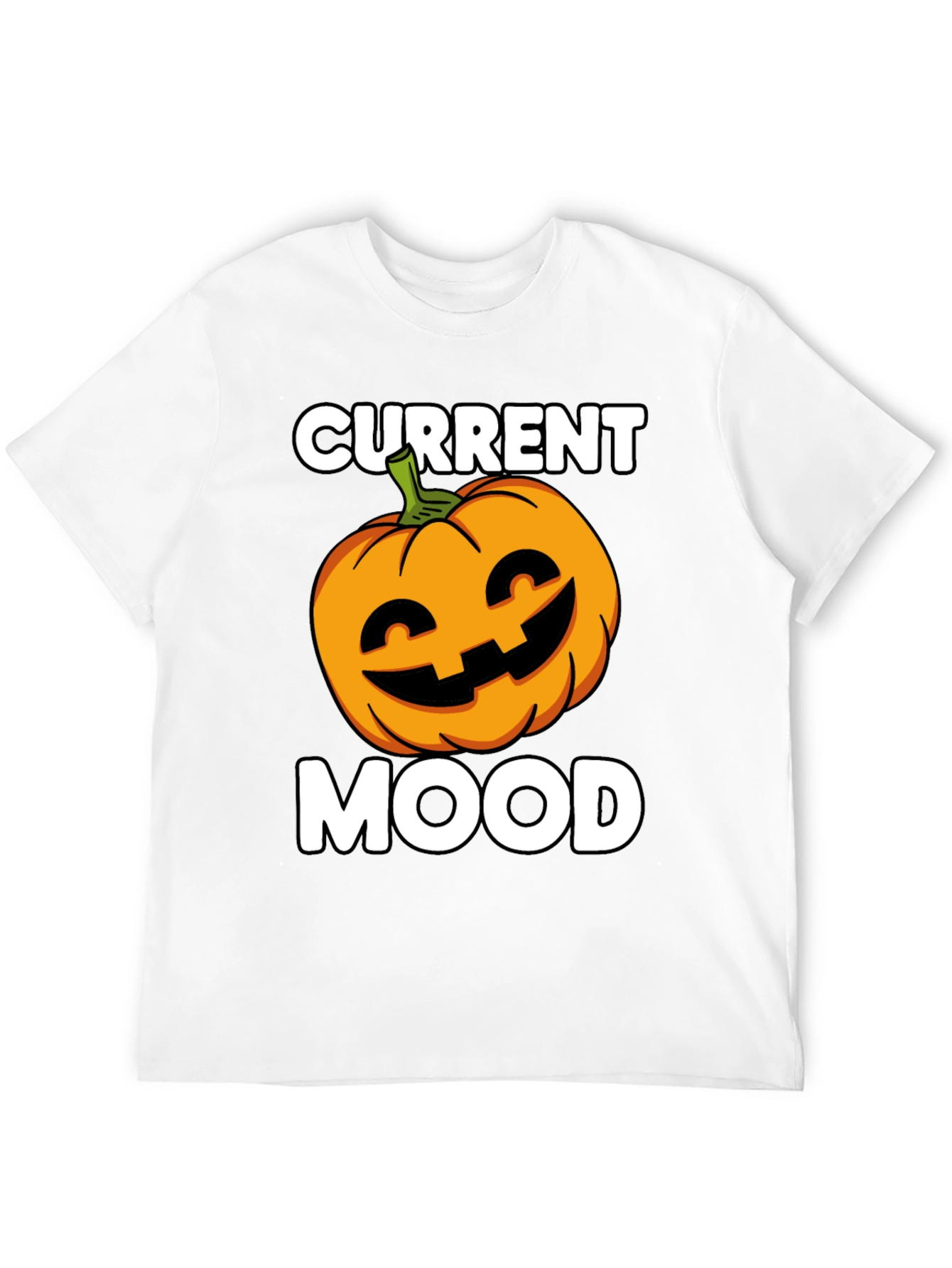 Current Mood Pumpkin Graphic T-Shirt - Halloween
