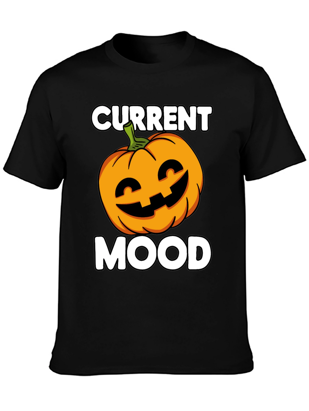 Current Mood Pumpkin Graphic T-Shirt - Halloween