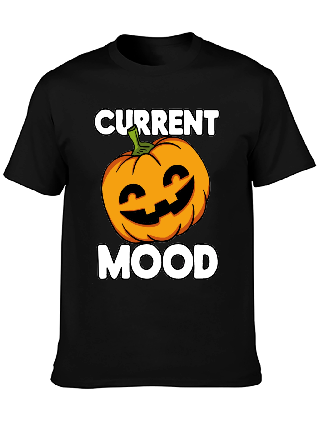 Current Mood Pumpkin Graphic T-Shirt - Halloween