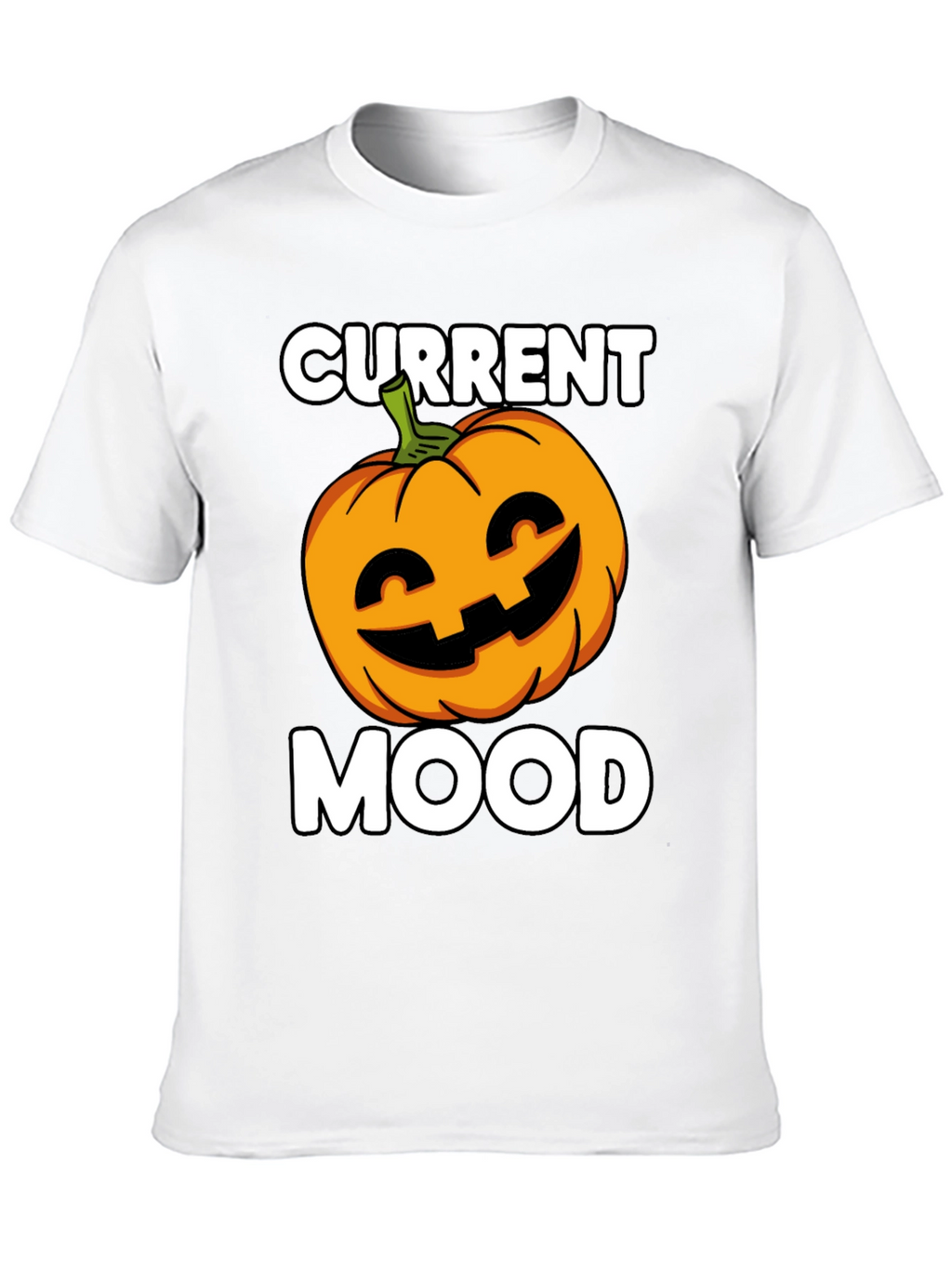 Current Mood Pumpkin Graphic T-Shirt - Halloween
