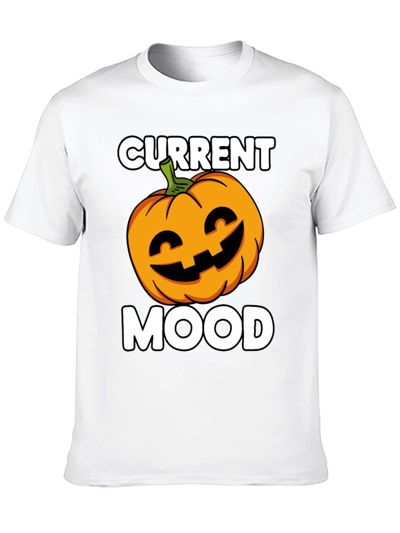 Current Mood Pumpkin Graphic T-Shirt - Halloween