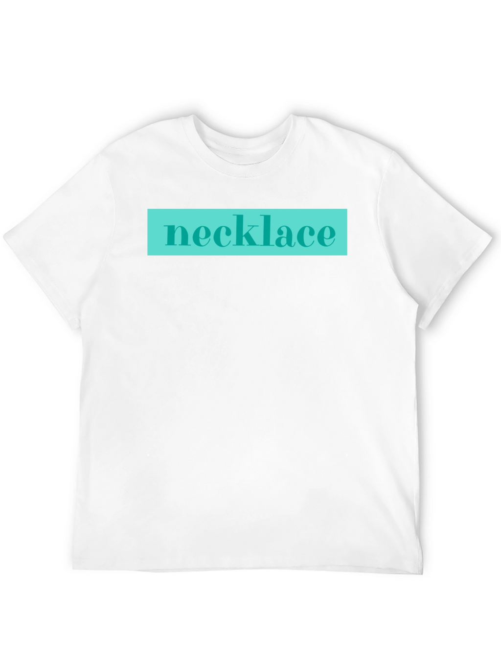 Necklace Graphic Tee - Black Casual Shirt