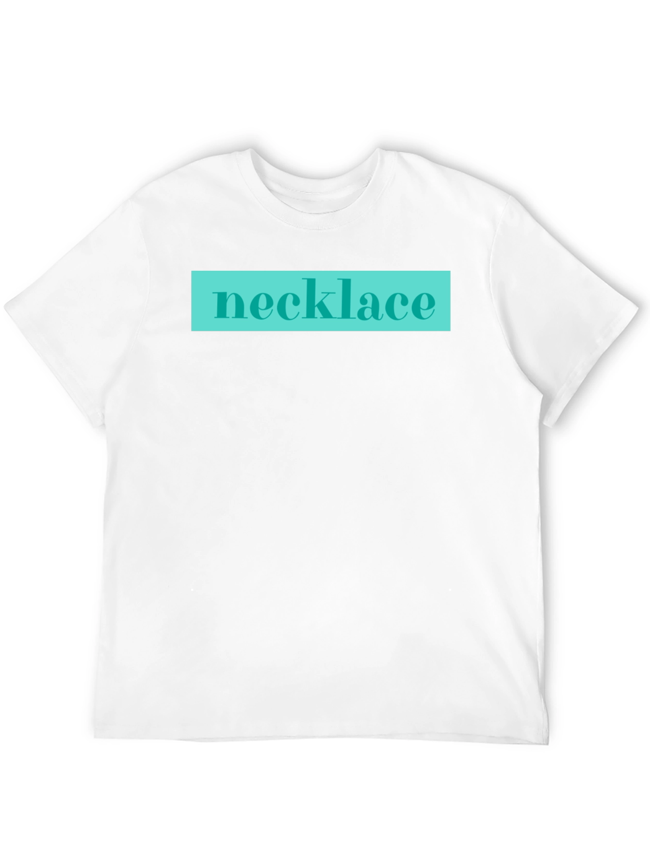 Necklace Graphic Tee - Black Casual Shirt