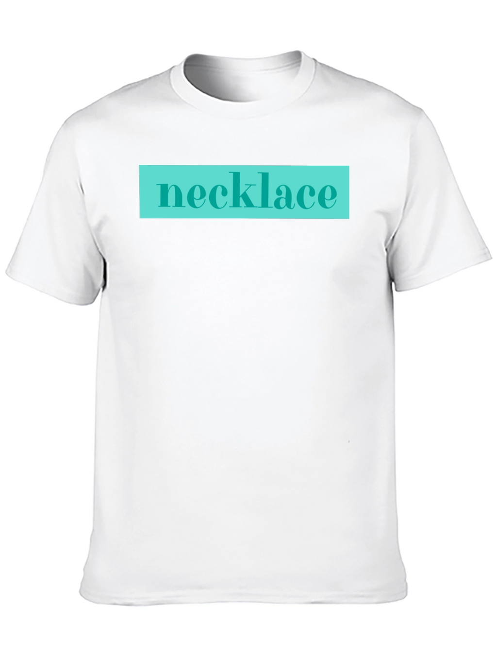 Necklace Graphic Tee - Black Casual Shirt
