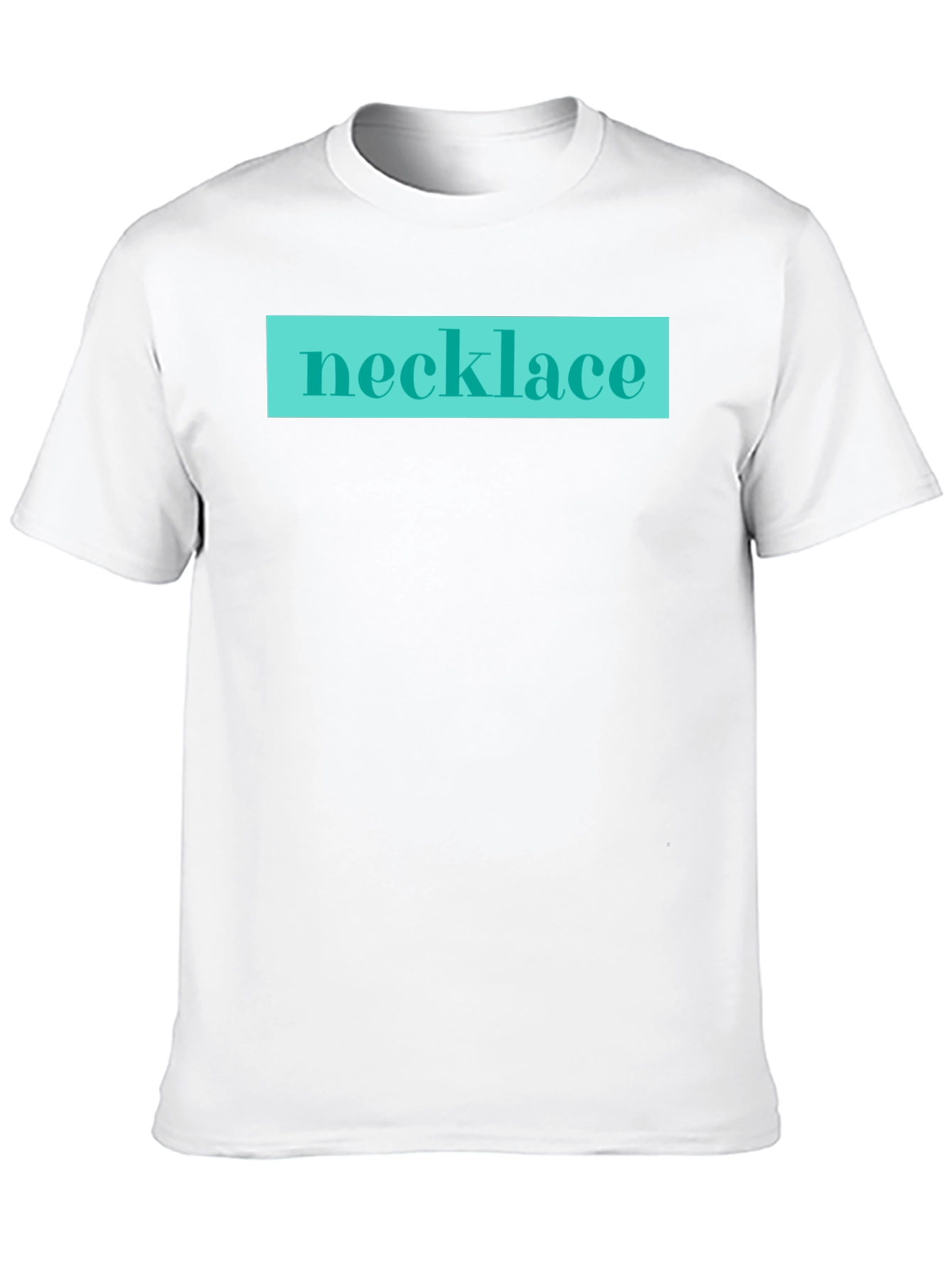 Necklace Graphic Tee - Black Casual Shirt